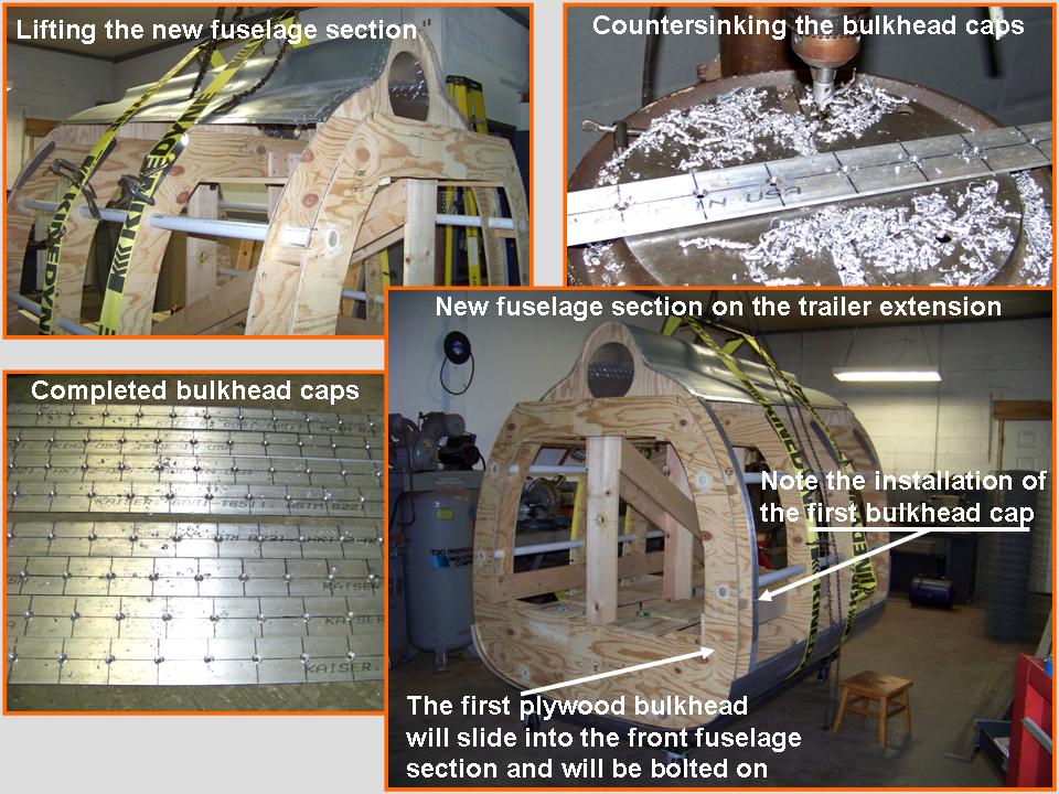 Composite picture of the completed fuselage bottom panels. 
            Click on the picture to enlarge it.
